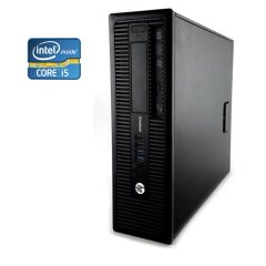 ПК HP ProDesk 400 G1 SFF / Intel Core i5-4570 (4 ядра по 3.2 - 3.6 GHz) / 8 GB DDR3 / 256 GB SSD / Intel HD Graphics 4600 / DVD-RW