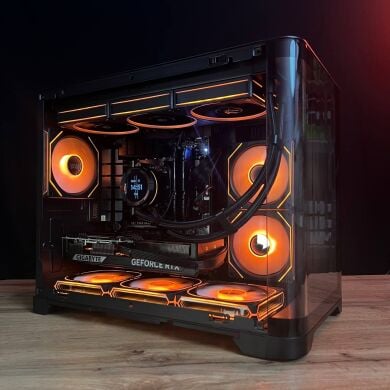 Сборка под заказ: новый игровой ПК GameMax Hype-M Black Tower / AMD Ryzen 7 7700 (8 (16) ядер по 3.8 - 5.3 GHz) / 32 GB DDR5 / 2000 GB SSD M.2 / nVidia GeForce RTX 5070, 12 GB GDDR7, 192-bit / 750W