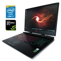 Игровой ноутбук Б-класс HP Omen 15-dc1058wm / 15.6" (1920x1080) IPS / Intel Core i7-9750H (6 (12) ядер по 2.6 - 4.5 GHz) / 16 GB DDR4 / 256 GB SSD / nVidia GeForce GTX 1660 Ti, 6 GB GDDR6, 192-bit / WebCam