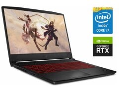 Игровой ноутбук MSI Katana GF66 11UE / 15.6" (1920x1080) IPS / Intel Core i7-11800H (8 (16) ядер по 2.3 - 4.6 GHz) / 16 GB DDR4 / 512 GB SSD / nVidia GeForce RTX 3060, 6 GB GDDR6, 192-bit / WebCam / Win 10 Home