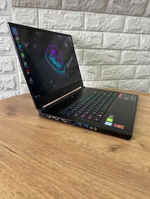 Ігровий ноутбук MSI GS65 Stealth 8SF / 15.6" (1920x1080) IPS / Intel Core i7-8750H (6 (12) ядра по 2.2 - 4.1 GHz) / 16 GB DDR4 / 1000 GB SSD NVMe / nVidia GeForce RTX 2070 Max-Q, 8 GB GDDR6, 256-bit / WebCam