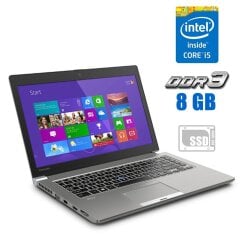 Ультрабук Toshiba Tecra Z40-C / 14" (1920x1080) IPS / Intel Core i5-6300U (2 (4) ядра по 2.4 - 3.0 GHz) / 8 GB DDR3 / 256 GB SSD M.2 / Intel HD Graphics 520 / WebCam
