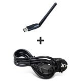 USB Wi-Fi адаптер + Кабель живлення