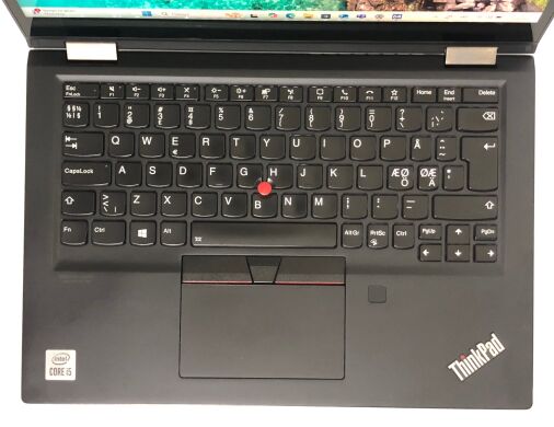 Ультрабук-трансформер Б-класс Lenovo ThinkPad X13 Yoga G1 / 13.3" (1920x1080) IPS Touch / Intel Core i5-10210U (4 (8) ядра по 1.6 - 4.2 GHz) / 8 GB DDR4 / 256 GB SSD / Intel UHD Graphics / WebCam / Win 10 Pro