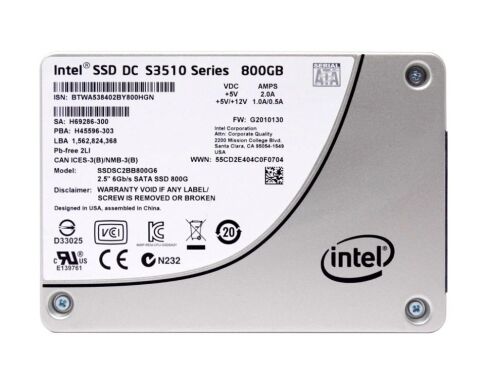 Твердотельный накопитель SSD Intel DC S3510 SSDSC2BB800G6P / 2.5" / 800 GB MLC / SATA III