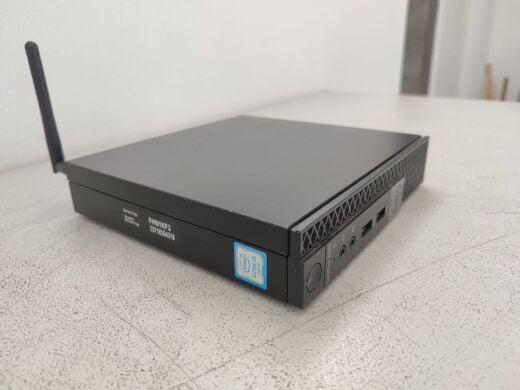 Неттоп Dell OptiPlex 3040 Micro USFF / Intel Core i3-6100T (2 (4) ядра по 3.2 GHz) / 8 GB DDR3 / 128 GB SSD / Intel HD Graphics 530 / Wi-Fi / Блок питания