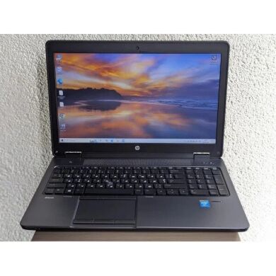 Мобільна робоча станція Б-клас HP ZBook 15 G1 / 15.6" (1366x768) TN / Intel Core i7-4700MQ (4 (8) ядра по 2.4 - 3.4 GHz) / 32 GB DDR3 / 360 GB SSD / nVidia Quadro K610M, 1 GB GDDR5, 64-bit / WebCam