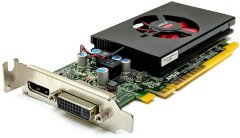 Дискретная видеокарта AMD Radeon R7 350X, 4 GB GDDR3, 128-bit / 1x DVI, 1x DisplayPort / Для корпусов форм-фактора SFF