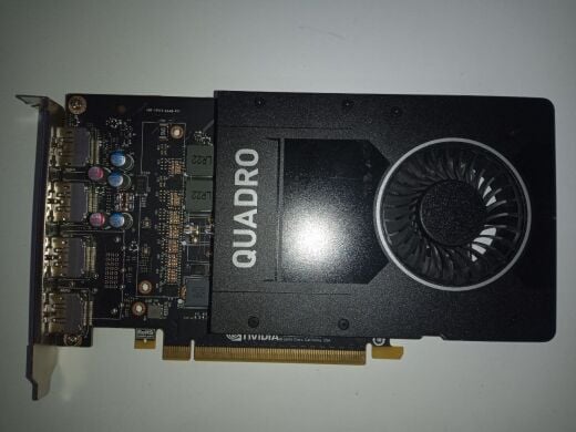 Дискретная видеокарта nVidia Quadro P2000, 5 GB GDDR5, 160-bit / 4x DisplayPort