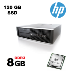 HP 6000 SFF / Intel Core2Duo e7500 (2 ядра по 2.93GHz) / 8 GB DDR3 / 120 GB SSD