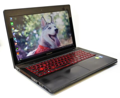Игровой ноутбук Б-класс Lenovo IdeaPad Y510p / 15.6" (1920x1080) IPS / Intel Core i7-4700MQ (4 (8) ядра по 2.4 - 3.4 GHz) / 8 GB DDR3 / 128 GB SSD / nVidia GeForce GT 755M, 2 GB GDDR5, 128-bit / WebCam / HDMI Игровой ноутбук Б-класс Lenovo IdeaPad Y510p / 15.6" (1920x1080) IPS / Intel Core i7-4700MQ (4 (8) ядра по 2.4 - 3.4 GHz) / 8 GB DDR3 / 128 GB SSD / nVidia GeForce GT 755M, 2 GB GDDR5, 128-bit / WebCam / HDMI
