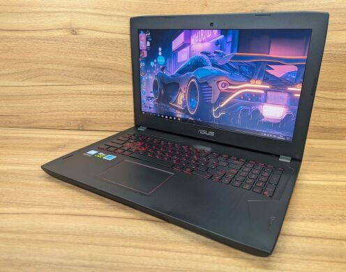 Игровой ноутбук Asus GL502VMZ / 15.6" (1920x1080) IPS / Intel Core i7-7700HQ (4 (8) ядра по 2.8 - 3.8 GHz) / 16 GB DDR4 / 128 GB SSD + 1000 GB HDD / nVidia GeForce GTX 1060, 3 GB GDDR5, 192-bit / WebCam / Windows 10 Игровой ноутбук Asus GL502VMZ / 15.6" (1920x1080) IPS / Intel Core i7-7700HQ (4 (8) ядра по 2.8 - 3.8 GHz) / 16 GB DDR4 / 128 GB SSD + 1000 GB HDD / nVidia GeForce GTX 1060, 3 GB GDDR5, 192-bit / WebCam / Windows 10