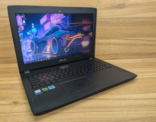 Игровой ноутбук Asus GL502VMZ / 15.6" (1920x1080) IPS / Intel Core i7-7700HQ (4 (8) ядра по 2.8 - 3.8 GHz) / 16 GB DDR4 / 128 GB SSD + 1000 GB HDD / nVidia GeForce GTX 1060, 3 GB GDDR5, 192-bit / WebCam / Windows 10 Игровой ноутбук Asus GL502VMZ / 15.6" (1920x1080) IPS / Intel Core i7-7700HQ (4 (8) ядра по 2.8 - 3.8 GHz) / 16 GB DDR4 / 128 GB SSD + 1000 GB HDD / nVidia GeForce GTX 1060, 3 GB GDDR5, 192-bit / WebCam / Windows 10