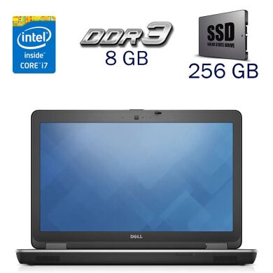 Ігровий ноутбук Dell Latitude E6540 / 15.6" (1920x1080) TN / Intel Core i7-4810MQ (4 (8) ядра по 2.8 - 3.8 GHz) / 8 GB DDR3 / 256 GB SSD / AMD Radeon HD 8790M, 2 GB GDDR5, 128-bit / WebCam Ігровий ноутбук Dell Latitude E6540 / 15.6" (1920x1080) TN / Intel Core i7-4810MQ (4 (8) ядра по 2.8 - 3.8 GHz) / 8 GB DDR3 / 256 GB SSD / AMD Radeon HD 8790M, 2 GB GDDR5, 128-bit / WebCam
