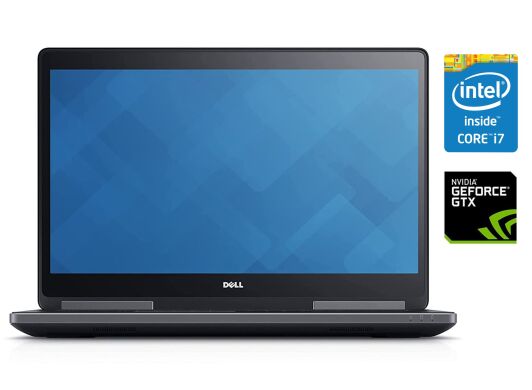 Игровой ноутбук Dell XPS 15 9560 / 15.6" (1920x1080) IPS / Intel Core i7-7700HQ (4 (8) ядра по 2.8 - 3.8 GHz) / 16 GB DDR4 / 500 GB SSD / nVidia GeForce GTX 1050 Ti, 4 GB GDDR5, 128-bit / WebCam / HDMI / Win10 Pro