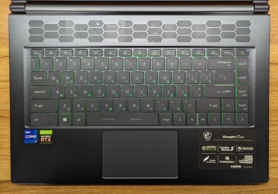 Игровой ноутбук MSI Stealth 15M A11UEKV / 15.6" (1920x1080) IPS / Intel Core i7-11375H (4 (8) ядра по 3.0 - 5.0 GHz) / 16 GB DDR4 / 512 GB SSD / nVidia GeForce RTX 3060, 6 GB GDDR6, 192-bit / WebCam / Windows 10 Игровой ноутбук MSI Stealth 15M A11UEKV / 15.6" (1920x1080) IPS / Intel Core i7-11375H (4 (8) ядра по 3.0 - 5.0 GHz) / 16 GB DDR4 / 512 GB SSD / nVidia GeForce RTX 3060, 6 GB GDDR6, 192-bit / WebCam / Windows 10