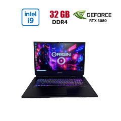 Ігровий ноутбук Origin EON17-X / 17.3" (1920x1080) IPS / Intel Core i9-10900K (10 (20) ядер по 3.7 - 5.3 GHz) / 32 GB DDR4 / 1000 GB SSD / nVidia GeForce RTX 3080, 10 GB GDDR6X, 320-bit / WebCam