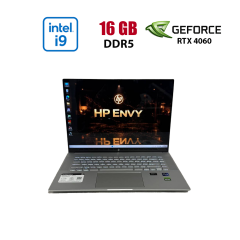 Игровой ультрабук HP Envy 16-h1001nr / 16" (2560x1600) IPS Touch / Intel Core i9-13900H (14 (20) ядер по 2.6 - 5.4 GHz) / 16 GB DDR5 / 512 GB SSD NVMe / nVidia GeForce RTX 4060, 8 GB GDDR6, 128-bit / WebCam