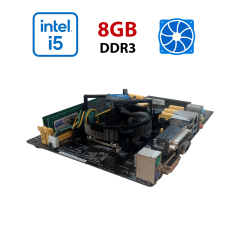 Комплект: Материнская плата Asus H81M-CT / Intel Core i5-4460 (4 ядра по 3.2 - 3.4 GHz) / 8 GB DDR3 / Intel HD Graphics 4600 / Socket LGA1150 / Кулер