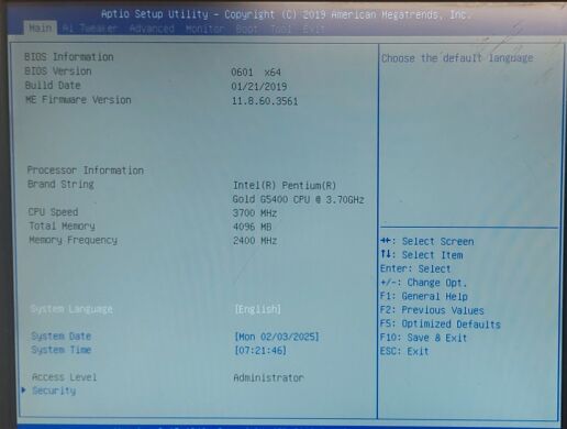 Комплект: материнська плата Asus Prime H310M-R R2.0 / LGA1151 / Intel Pentium Gold G5400 (2 (4) ядра по 3.7 GHz) / 4 GB DDR4 / Intel UHD Graphics 610 + Кулер