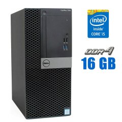 Компьютер Dell OptiPlex 7040 Tower / Intel Core i5-6500 (4 ядра по 3.2 -3.6 GHz) / 16 GB DDR4 / 256 GB SSD M.2 / Intel HD Graphics 530 / 240W / DisplayPort / HDMI