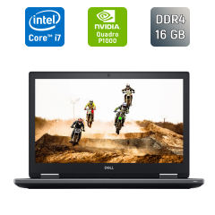 Мобильная рабочая станция Б-класс Dell Precision 7530 / 15.6" (3840x2160) IPS / Intel Core i7-8850H (6 (12) ядра по 2.6 - 4.3 GHz) / 16 GB DDR4 / 512 GB SSD / nVidia Quadro P1000, 4 GB GDDR5, 128-bit / WebCam / HDMI