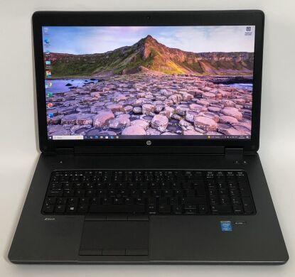 Мобільна робоча станція Б-клас HP ZBook 17 G2 / 17.3" (1920x1080) TN / Intel Core i7-4810MQ (4 (8) ядра по 2.8 - 3.8 GHz) / 16 GB DDR3 / 256 GB SSD / nVidia Quadro K4100M, 4 GB GDDR5, 256-bit / WebCam / DVD-ROM / Win 10 Pro