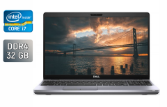 Мобильная рабочая станция Dell Precision 3551 / 15.6" (1920x1080) IPS / Intel Core i7-10750H (6 (12) ядер по 2.6 - 5.0 GHz) / 32 GB DDR4 / 512 GB SSD / nVidia Quadro P620, 4 GB GDDR5, 128-bit / WebCam / TouchID / Windows 10