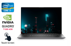 Мобільна робоча станція Dell Precision 5560 / 15.6" (3840x2160) IPS Touch / Intel Core i7-11850H (8 (16) ядер по 2.5 - 4.8 GHz) / 32 GB DDR4 / 512 GB SSD / nVidia Quadro T1200, 4 GB GDDR6, 128-bit / WebCam / Windows 11