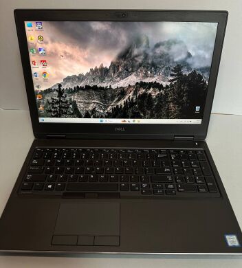 Мобильная рабочая станция Dell Precision 7540 / 15.6" (1920x1080) IPS / Intel Core i7-9850H (6 (12) ядер по 2.6 - 4.6 GHz) / 32 GB DDR4 / 256 GB SSD + 256 GB SSD / nVidia Quadro T1000, 4 GB GDDR6, 128-bit / WebCam