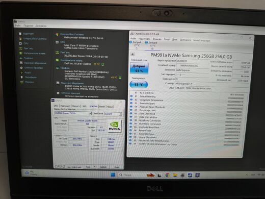 Мобильная рабочая станция Dell Precision 7540 / 15.6" (1920x1080) IPS / Intel Core i7-9850H (6 (12) ядер по 2.6 - 4.6 GHz) / 32 GB DDR4 / 256 GB SSD + 256 GB SSD / nVidia Quadro T1000, 4 GB GDDR6, 128-bit / WebCam