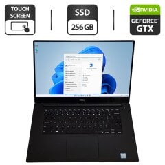 Мобильная рабочая станция Dell XPS 15 9560 / 15.6" (3840x2400) IPS Touch / Intel Core i7-7700HQ (4 (8) ядра по 2.8 - 3.8 GHz) / 16 GB DDR4 / 256 GB SSD / nVidia GeForce GTX 1050, 4 GB GDDR5, 128-bit / WebCam