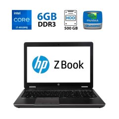 Мобільна робоча станція HP ZBook 15 G2 / 15.6" (3200x1800) VA / Intel Core i7-4910MQ (4 (8) ядра по 2.9 - 3.9 GHz) / 16 GB DDR3 / 240 GB SSD / nVidia Quadro K2100M, 2 GB GDDR5, 128-bit / WebCam
