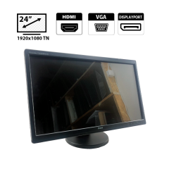 Монітор Iiyama ProLite T2452MTS / 24" (1920x1080) TN Touch / DP, VGA, HDMI