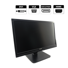 Монитор Philips 241P6E / 24" (1920x1080) IPS / DVI, VGA, HDMI, DP