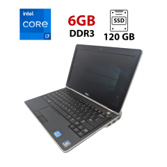 Нетбук Dell Latitude E6220 / 12.5" (1366x768) TN / Intel Core i7-2620M (2 (4) ядра по 2.7 - 3.4 GHz) / 6 GB DDR3 / 120 GB SSD / Intel HD Graphics 3000 / WebCam