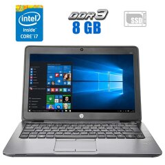 Нетбук HP EliteBook 820 G1 / 12.5" (1366x768) TN / Intel Core i7-4600U (2 (4) ядра по 2.1 - 3.3 GHz) / 8 GB DDR3 / 120 GB SSD / Intel HD Graphics 4400 / WebCam 