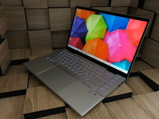 Ноутбук-трансформер HP Pavilion x360 Convertible 14m-dy2035nr / 14" (1920x1080) IPS Touch / Intel Core i7-1255U (10 (12) ядер по 3.5 - 4.7 GHz) / 16 GB DDR4 / 256 GB SSD M.2 / Intel Iris Xe Graphics / WebCam / Fingerprint