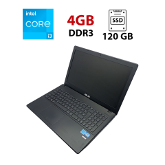 Ноутбук Asus X551 / 15.6" (1366x768) TN / Intel Core i3-3217U (2 ядра по 1.8 GHz) / 4 GB DDR3 / 120 GB SSD / Intel HD Graphics 4000 / WebCam