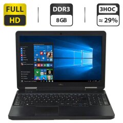 Ноутбук Б-класс Dell Latitude E5540 / 15.6" (1920x1080) IPS / Intel Core i5-4200U (2 (4) ядра по 1.6 - 2.6 GHz) / 8 GB DDR3 / 320 GB HDD / Intel HD Graphics 4400 / WebCam / DVD-ROM / VGA