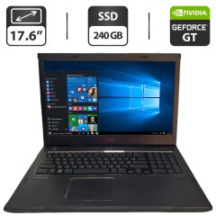 Ноутбук Б-класс Dell Vostro 3750 / 17.3" (1600x900) TN / Intel Core i7-2630QM (4 (8) ядра по 2.0 - 2.9 GHz) / 8 GB DDR3 / 240 GB SSD / nVidia GeForce GT 525M, 1 GB GDDR3, 128-bit / WebCam
