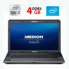 Ноутбук Б-класс Medion Akoya E7218 / 17.3" (1600x900) TN / Intel Core i3-2310M (2 (4) ядра по 2.1 GHz) / 4 GB DDR3 / 500 GB HDD / Intel HD Graphics 3000 / WebCam / USB 3.0