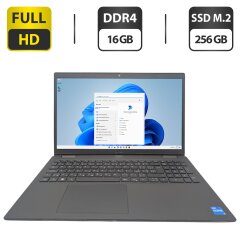Ноутбук Dell Latitude 3520 / 15.6" (1920x1080) IPS / Intel Core i5-1135G7 (4 (8) ядра по 2.4 - 4.2 GHz) / 16 GB DDR4 / 256 GB SSD M.2 / Intel Iris Xe Graphics / Fingerprint / WebCam