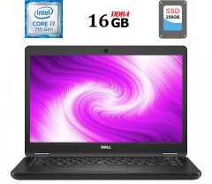 Ноутбук Dell Latitude 5480 / 14" (1366x768) TN / Intel Core i7-7820HQ (4 (8) ядра по 2.9 - 3.9 GHz) / 16 GB DDR4 / 256 GB SSD / Intel HD Graphics 630 / WebCam / USB 3.1 / HDMI