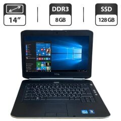 Ноутбук Dell Latitude E5430 / 14" (1366x768) TN / Intel Core i5-3210M (2 (4) ядра по 2.5 - 3.1 GHz) / 8 GB DDR3 / 128 GB SSD / Intel HD Graphics 4000 / WebCam / DVD-ROM / VGA