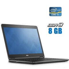 Ноутбук Dell Latitude E7440 / 14" (1366x768) TN / Intel Core i5-4310U (2 (4) ядра по 2.0 - 3.0 GHz) / 8 GB DDR3 / 128 GB SSD + 500 GB HDD / Intel HD Graphics 4400 / WebCam