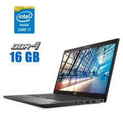 Ноутбук Dell Latitude 7490 / 14" (1920x1080) IPS / Intel Core i7-8650U (4 (8) ядра по 1.9 - 4.2 GHz) / 16 GB DDR4 / 512 GB SSD / Intel UHD Graphics 620 / WebCam