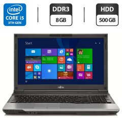 Ноутбук Fujitsu LifeBook A532 / 15.6" (1366x768) TN / Intel Core i5-3230M (2 (4) ядра по 2.6 - 3.2 GHz) / 8 GB DDR3 / 500 GB HDD / Intel HD Graphics 4000 / WebCam / DVD-ROM / VGA