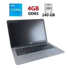Ноутбук HP EliteBook Folio 1040 G2 / 14" (1600x900) IPS / Intel Core i5-5200U (2 (4) ядра по 2.2 - 2.7 GHz) / 4 GB DDR3 / 240 GB SSD / Intel HD Graphics 5500 / WebCam