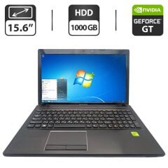 Ноутбук Lenovo G580 / 15.6" (1366x768) TN / Intel Core i5-3210M (2 (4) ядра по 2.5 - 3.1 GHz) / 8 GB DDR3 / 1000 GB HDD / nVidia GeForce GT 635M, 2 GB GDDR3, 128-bit / WebCam / DVD-ROM